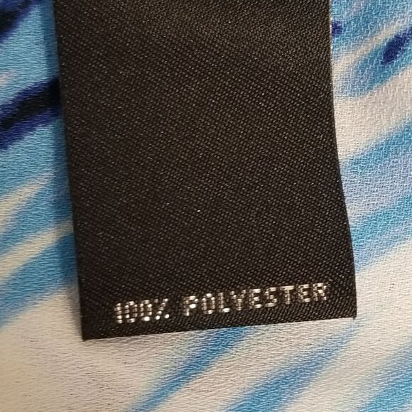 Investments Slim Factor De Collections Women's Long Sleeve Button Up Blouse Sz M - Picture 10 of 14